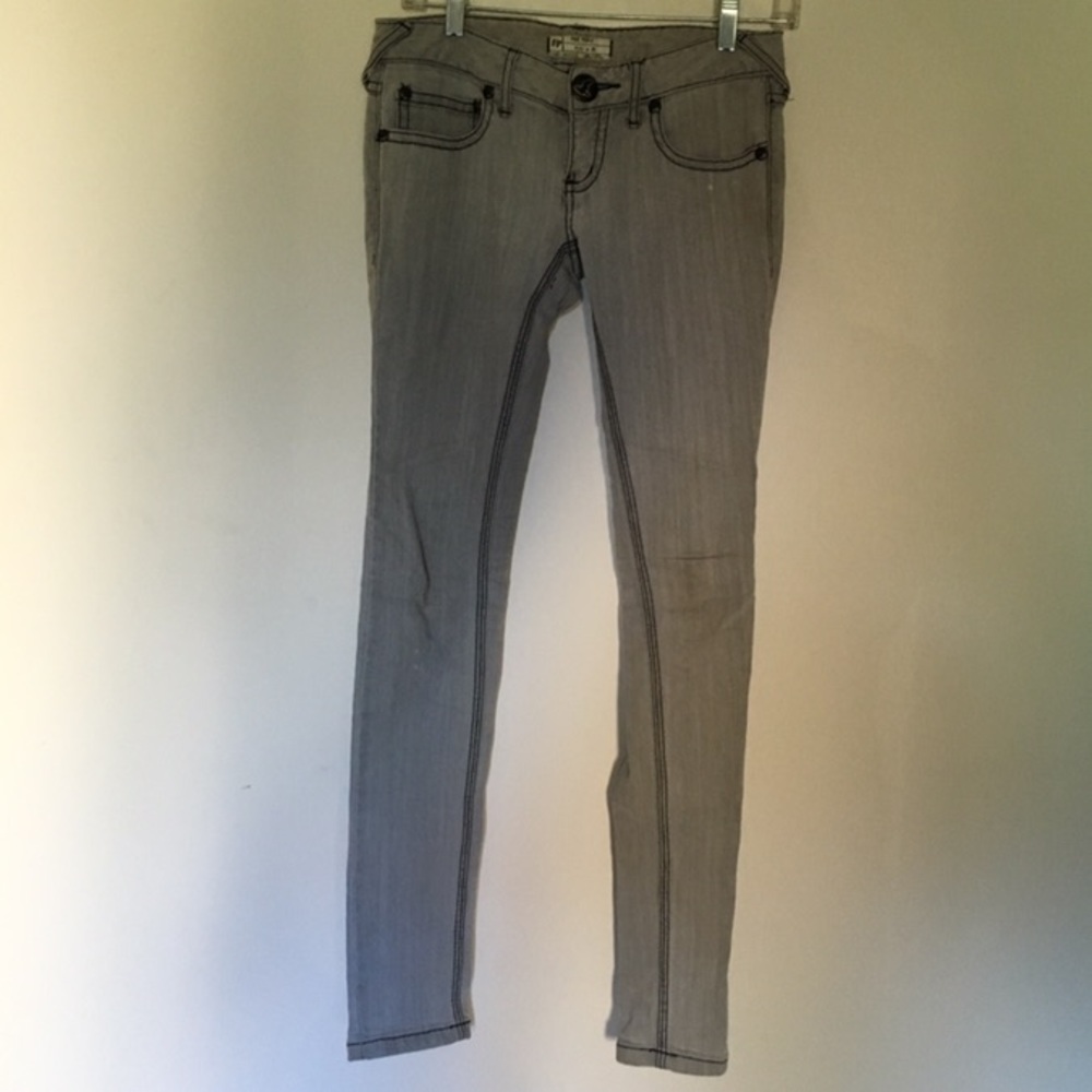 Light Gray Free People Jeans